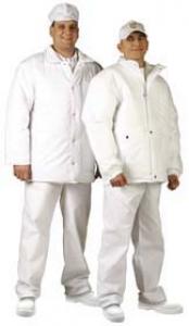 4673 Fehér vízlepergetős vattakabát